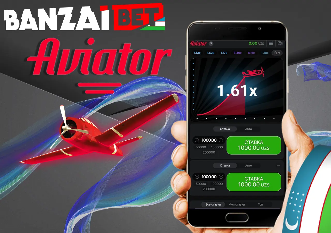 Известная краш-игра BanzaiBet Aviator